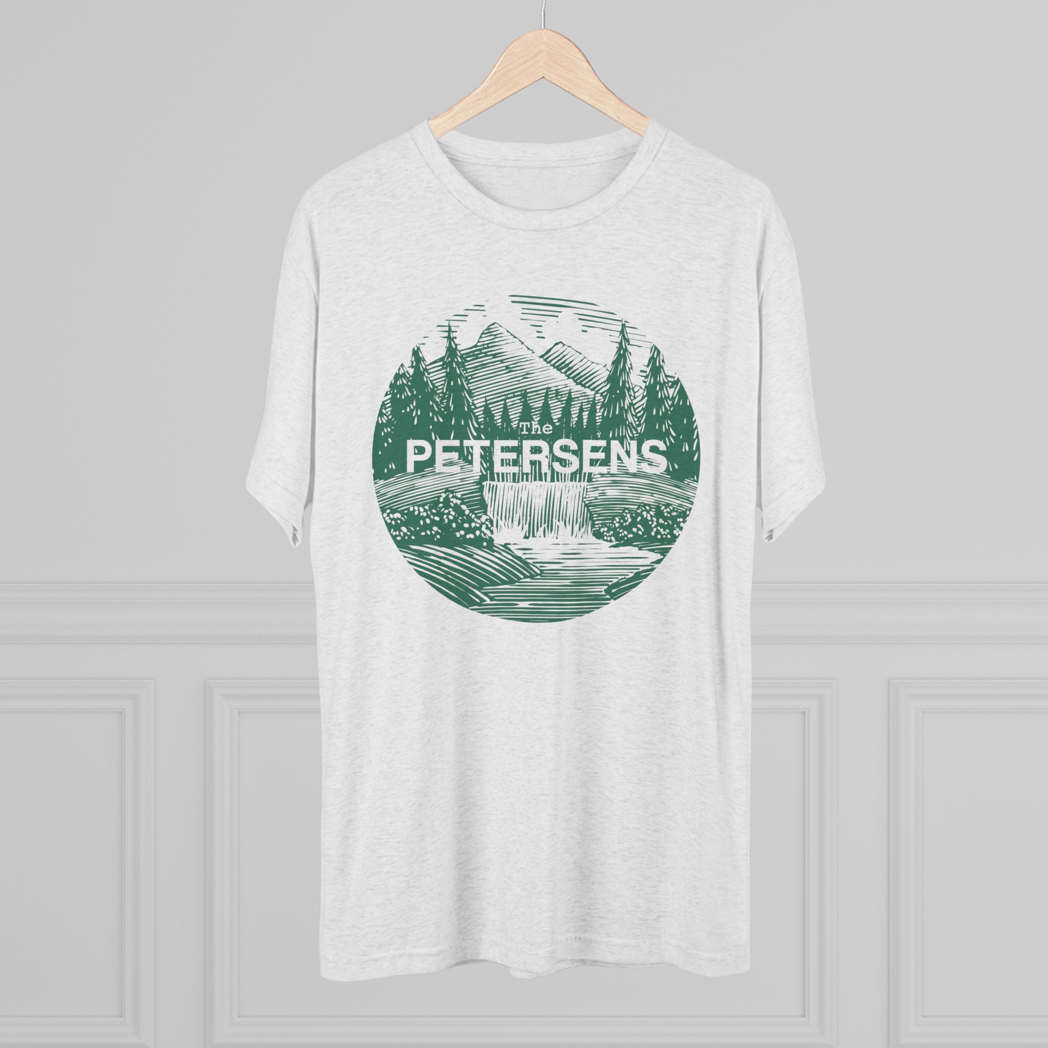 Outdoor Logo Unisex Tri-Blend Crew Tee - Image 8