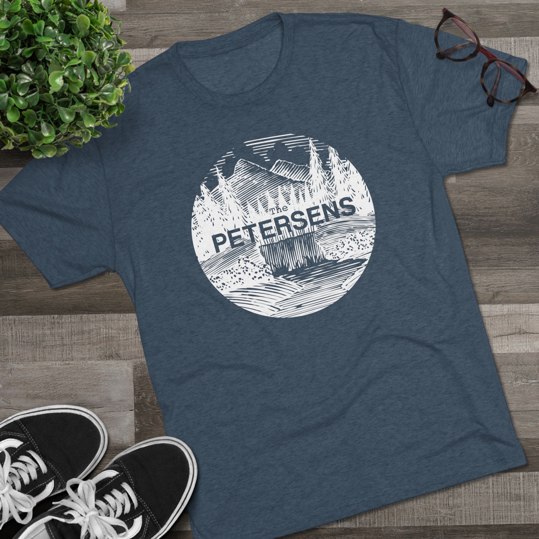 Outdoor Logo Unisex Tri-Blend Crew Tee - Image 3