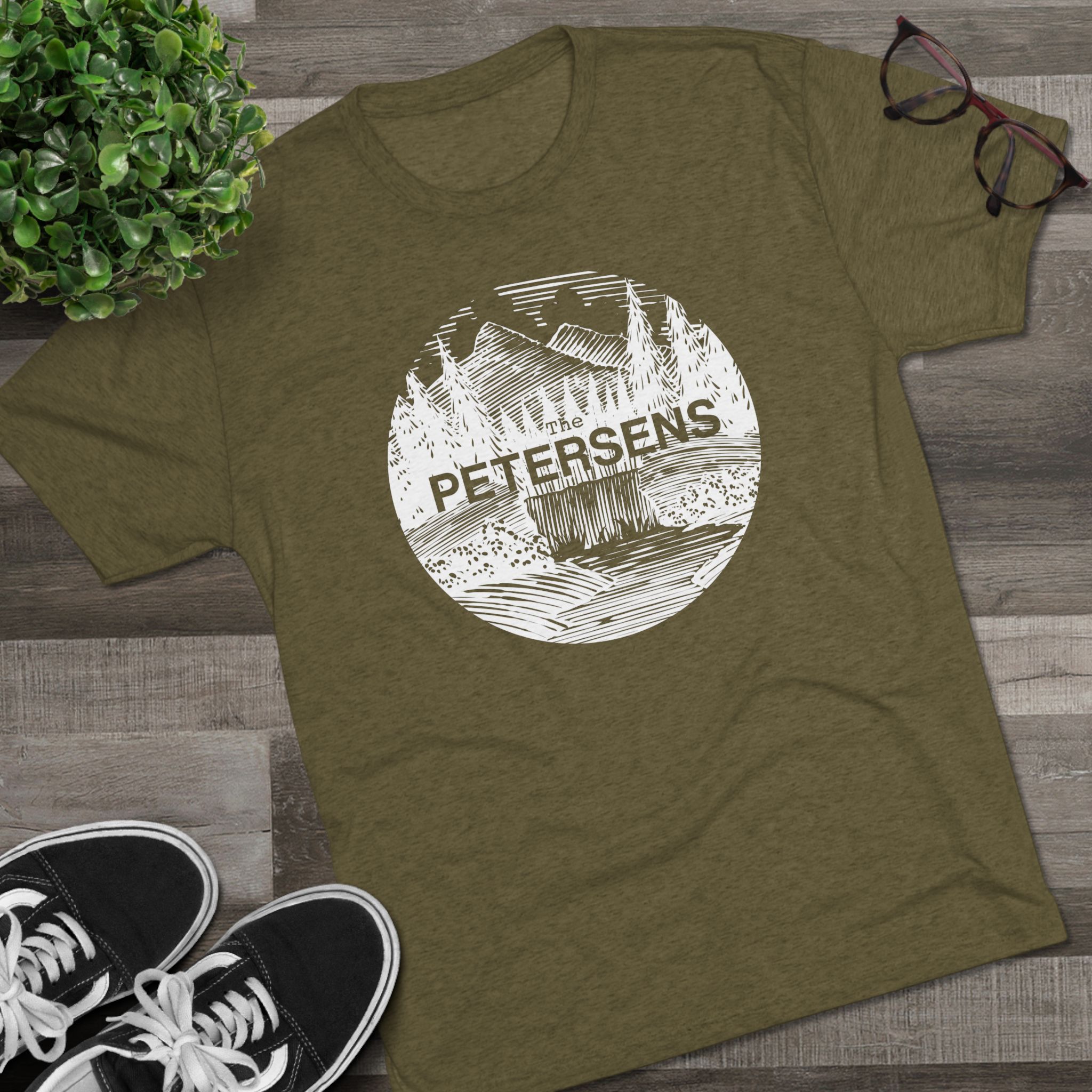 Outdoor Logo Unisex Tri-Blend Crew Tee - Image 11